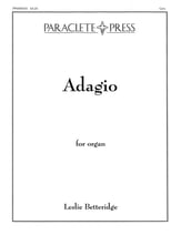 Adagio Organ sheet music cover